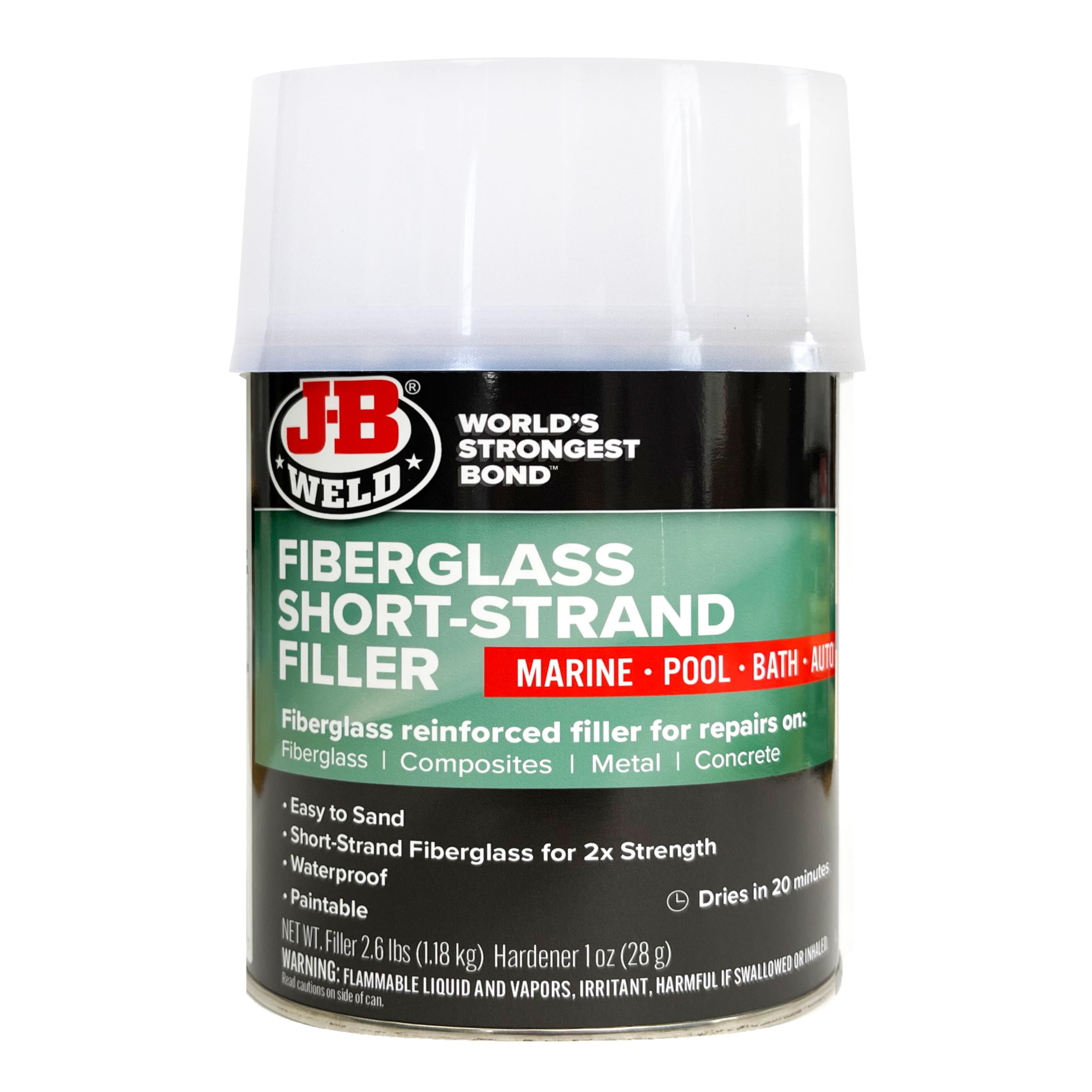 Fiberglass Short-Strained Filler